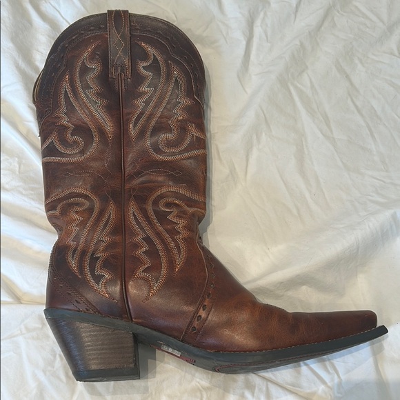 Ariat Ladies Heritage Western Cowboy Boots caramel 11 - Picture 4 of 12